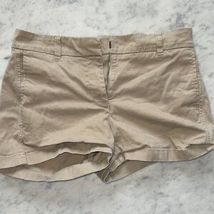 J. Crew Women's Tan Chino Shorts